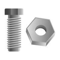 PNG - Bolt and Hex Nut PNG
