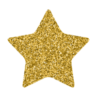 PNG - Star Decorative Gold PNG