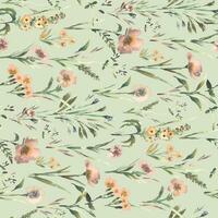 Floral Fantasy Weaves Textile Harmony. vector