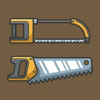 Carpentry tools vector design art for house woodworking and construction