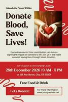 Donate Blood Save Lives Pinterest Post template