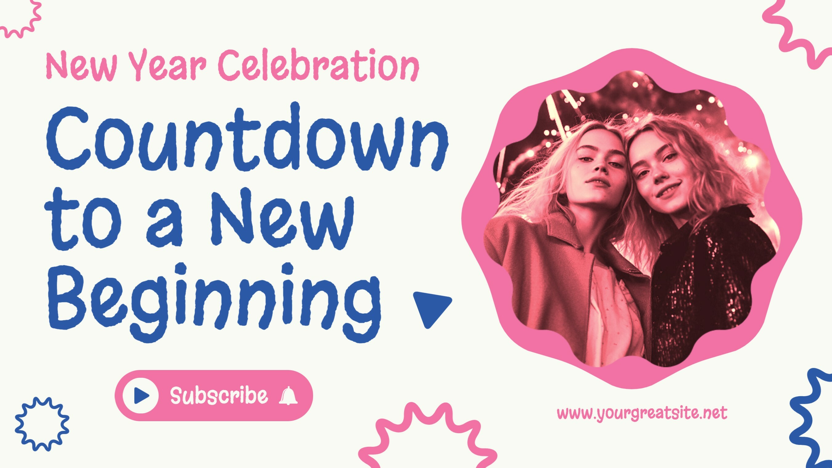 Countdown New Year Celebration YouTube Thumbnail