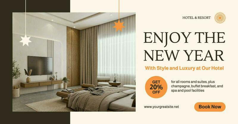 Enjoy The New Year Facebook Ads