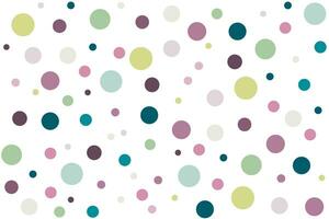 illustration abstraction pattern of multi circle color on white background. vector