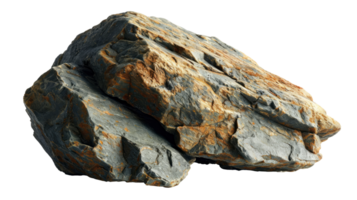 AI generated Rock isolated on transparent background png