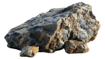 AI generated Rock isolated on transparent background png