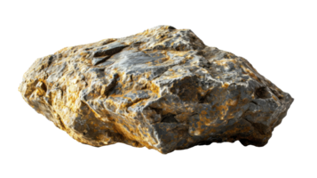 AI generated Rock isolated on transparent background png