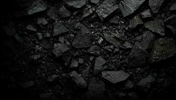 AI generated coal is a black substance that is used in many different ways photo