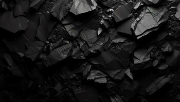 AI generated coal is a black substance that is used in many different ways photo