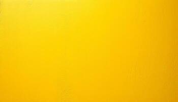 ai generado un amarillo pintado pared con un amarillo pintar foto
