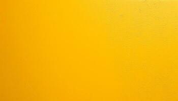 ai generado un amarillo pintado pared con un amarillo pintar foto