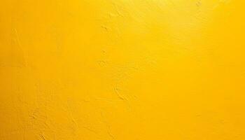 ai generado amarillo pintado pared antecedentes foto