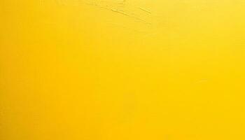 ai generado un amarillo pintado pared con un amarillo pintar foto