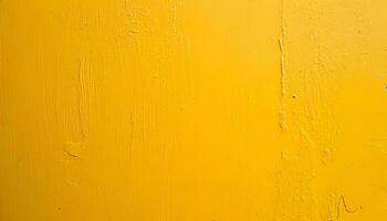 AI generated yellow paint on a wall with a yellow background photo