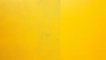 AI generated a yellow painted wall with peeling paint photo