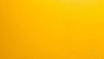 ai generado un amarillo pintado pared con un amarillo pintar foto