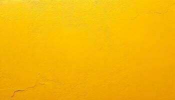 ai generado amarillo pintar en un pared con un amarillo antecedentes foto