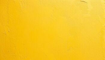 AI generated yellow paint on a wall with a yellow background photo