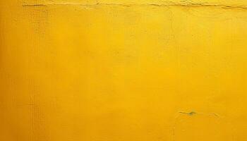 AI generated yellow paint on a wall with a yellow background photo