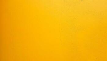 ai generado amarillo pintar en un pared con un amarillo antecedentes foto