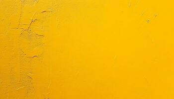 AI generated yellow paint on a wall with a yellow background photo