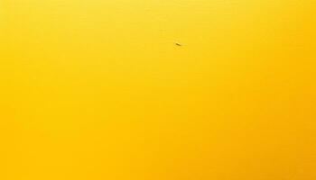 ai generado amarillo pintar en un pared con un amarillo antecedentes foto