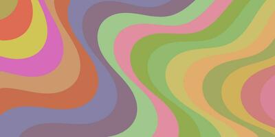 abstract colorful background with waves vector