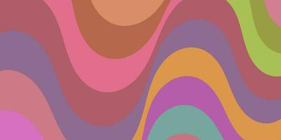 abstract colorful background with waves vector