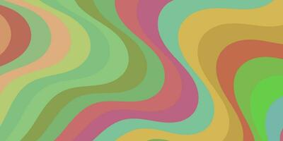 abstract colorful background with waves vector