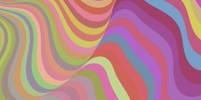 abstract colorful background with waves vector