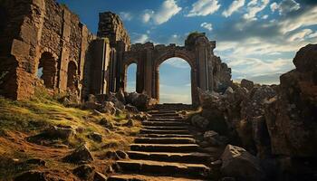 AI generated Uncovering the Secrets of Ancient Landscapes photo