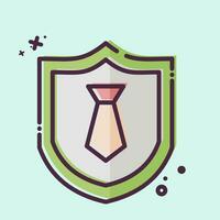 Icon Business Insurance 2. related to Finance symbol. MBE style. simple design editable. simple illustration vector