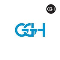 Letter GGH Monogram Logo Design vector