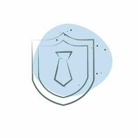 Icon Business Insurance 2. related to Finance symbol. Color Spot Style. simple design editable. simple illustration vector