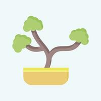 Icon Plant. related to Home Decoration symbol. flat style. simple design editable. simple illustration vector