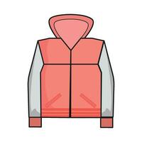 jacket cloth illustration vector