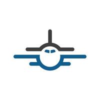 Travel agency logo. transport, logistic delivery logo design. airplane illustration. vector