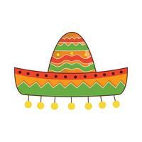 sombrero mexicano ilustración vector