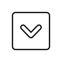 Download icon vector. Upload button illustration. Load symbol or logo. vector