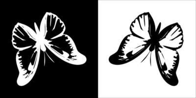 Illustration vector graphics of butterfly icon