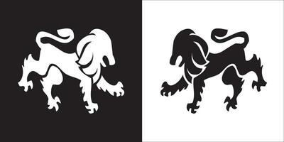 Illustration vector graphics of lion icon