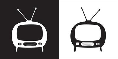 Illustration vector graphics of television icon