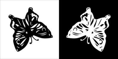 Illustration vector graphics of butterfly icon