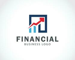 financial logo creative inspiration design market business building diagram vector