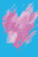 Love Heart Beautiful Abstraction - Wallpaper, Poster, Banner Decoration Backdrop vector