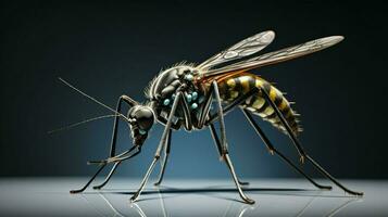 ai generado naturaleza mosquito lleno ver fotografía foto