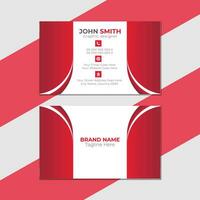 Vector modern business card design