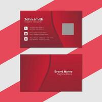 vector elegant minimal business card template