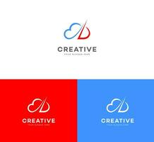 creativo nube logo vector