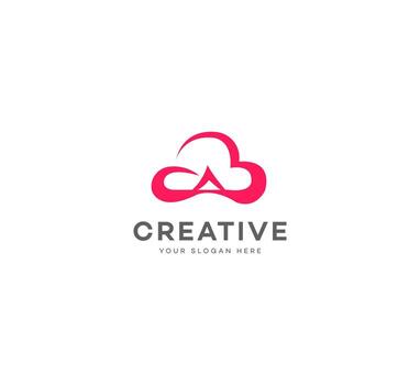 creative cloud logo vector